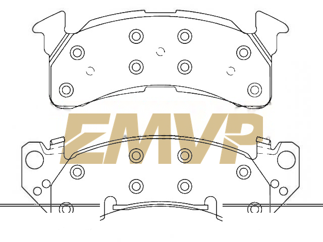 TY5496 Brake Pad Set