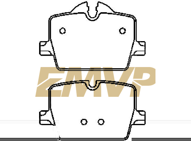 TY5954 Brake Pad Set