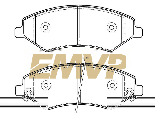 TY6853 Brake Pad Set