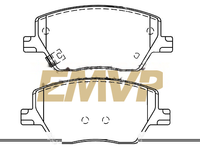 TY0906 Brake Pad Set