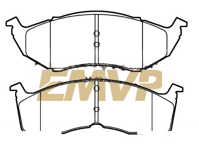 TY3845 Brake Pad Set