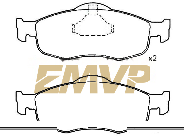 TY5297 Brake Pad Set