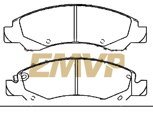TY1124 Brake Pad Set