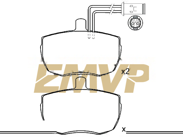 TY3620 Brake Pad Set