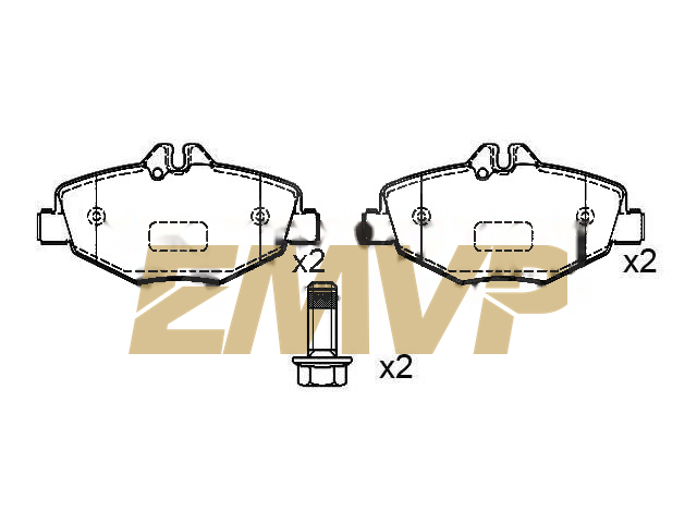 TY7182 Brake Pad Set