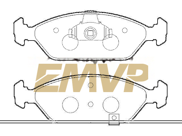 TY6197 Brake Pad Set