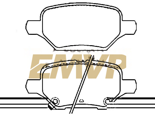 TY5329 Brake Pad Set