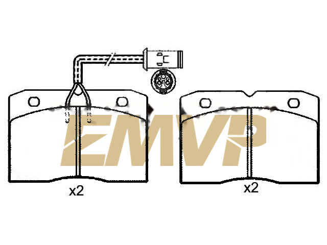 TY7913 Brake Pad Set