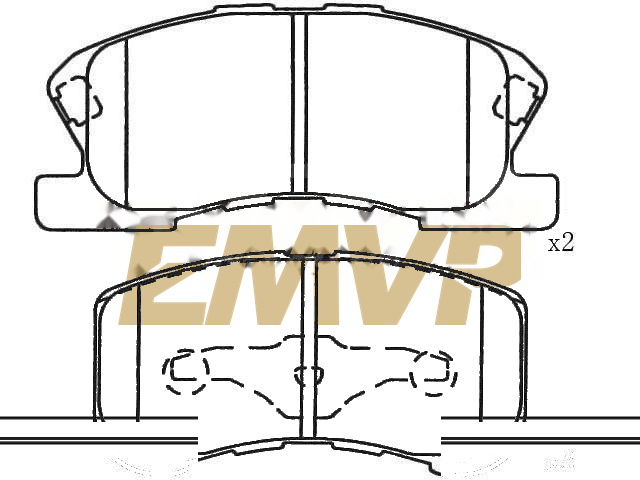 TY4716 Brake Pad Set