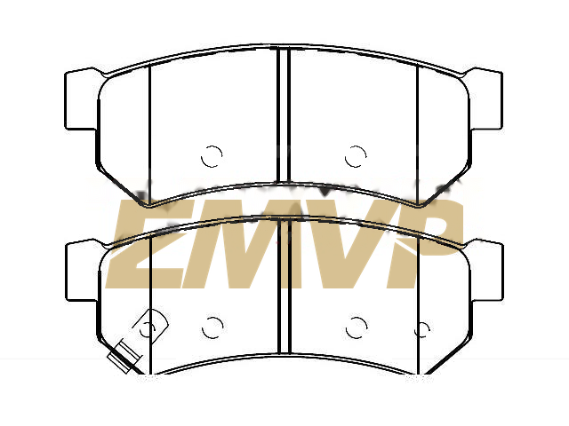 TY9641 Brake Pad Set