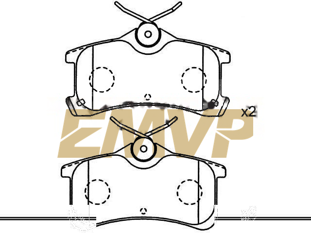 TY5792 Brake Pad Set