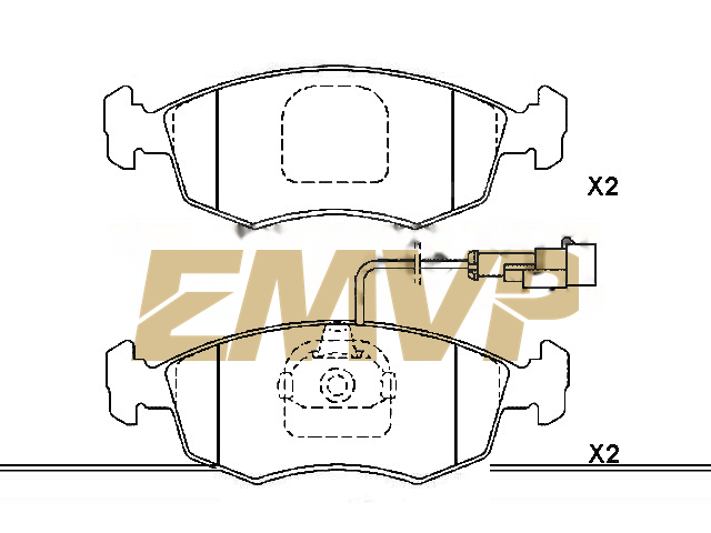 TY1733 Brake Pad Set