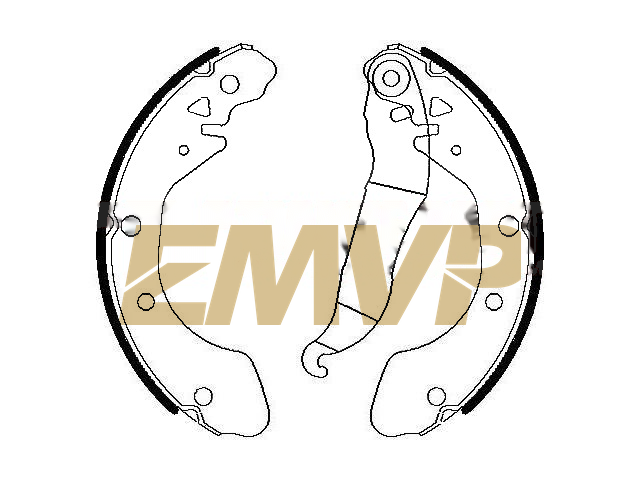 TY1045 Brake Shoe Set
