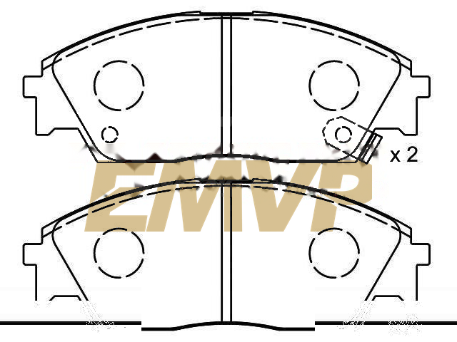 TY9739 Brake Pad Set