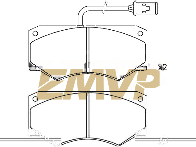 TY2152 Brake Pad Set