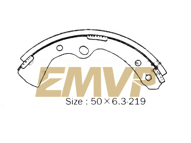 TY3511 Brake Shoe Set