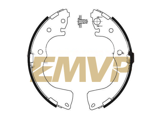 TY8739 Brake Shoe Set