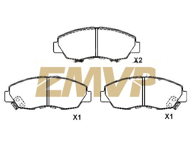 TY7329 Brake Pad Set