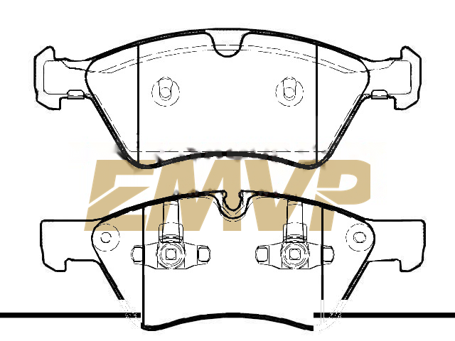 TY6001 Brake Pad Set