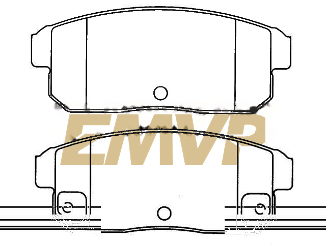 TY4495 Brake Pad Set