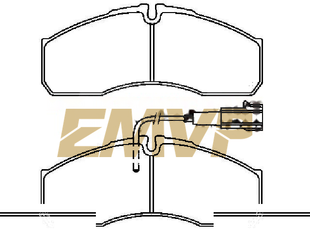 TY0252 Brake Pad Set