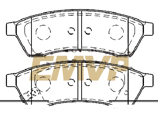 TY2594 Brake Pad Set