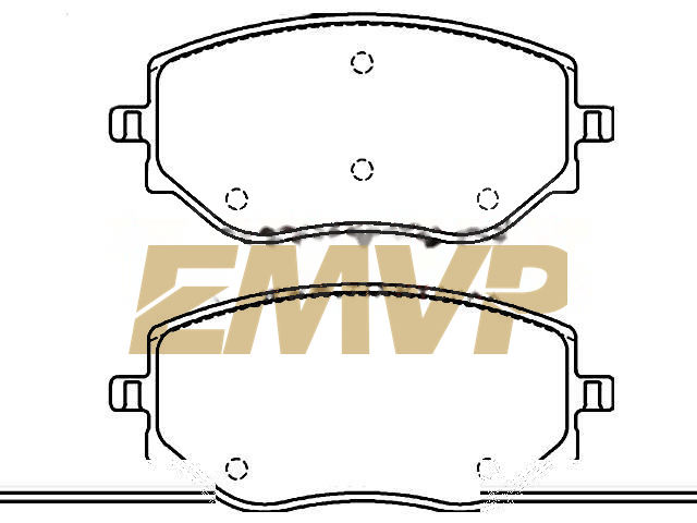 TY0606 Brake Pad Set
