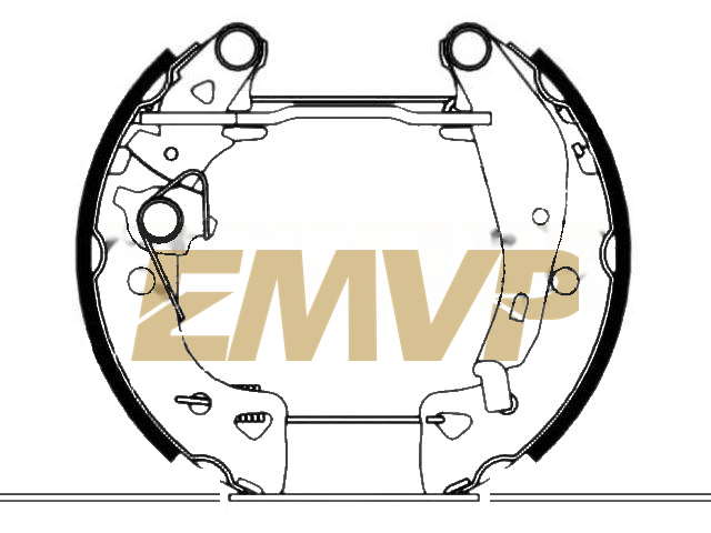 TY8331 Brake Shoe Set