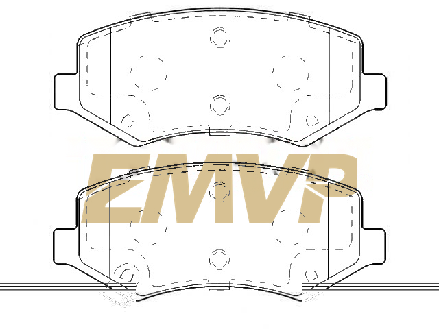 TY5956 Brake Pad Set