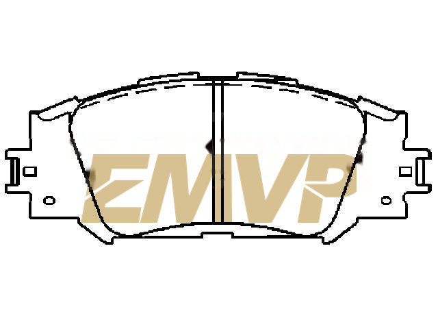 TY6764 Brake Pad Set