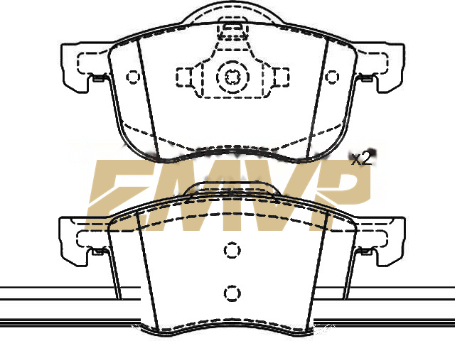 TY9548 Brake Pad Set