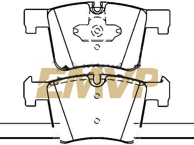 TY2165 Brake Pad Set