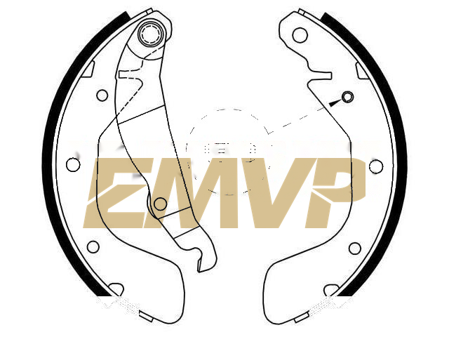 TY2079 Brake Shoe Set