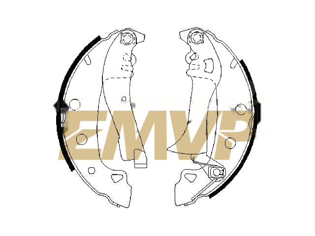TY3141 Brake Shoe Set
