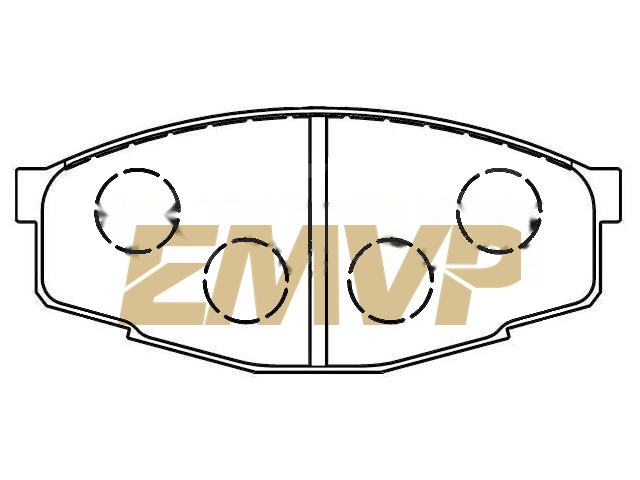 TY0697 Brake Pad Set