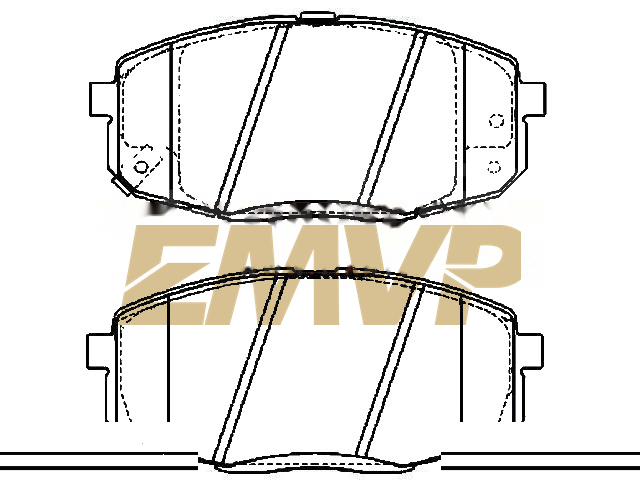 TY0708 Brake Pad Set
