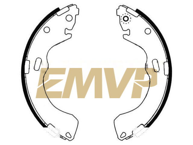 TY9866 Brake Shoe Set