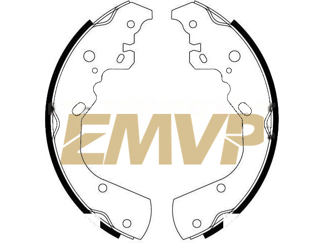 TY1719 Brake Shoe Set