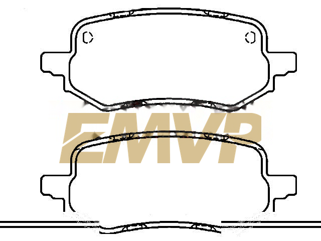 TY7100 Brake Pad Set