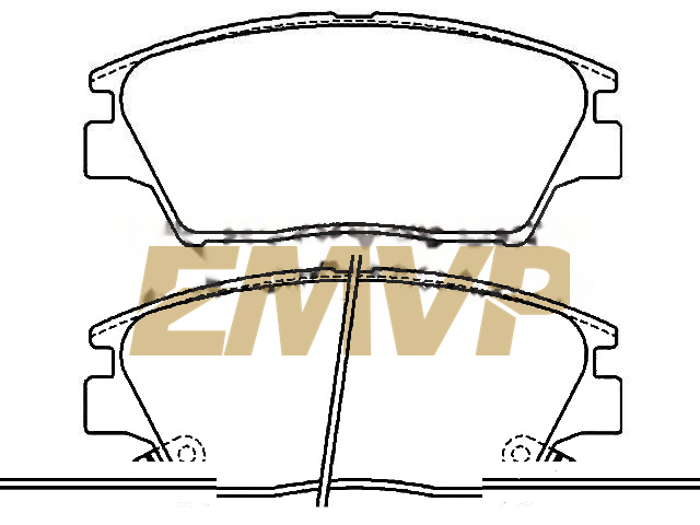 TY5438 Brake Pad Set