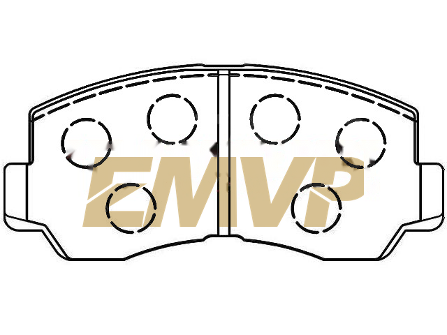 TY0570 Brake Pad Set