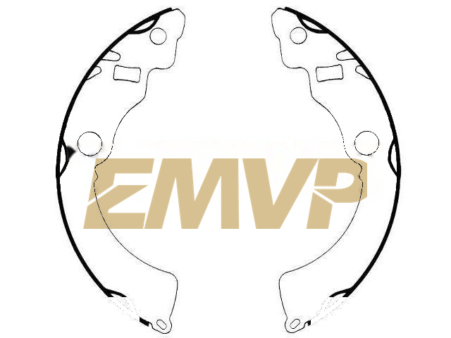 TY0384 Brake Shoe Set