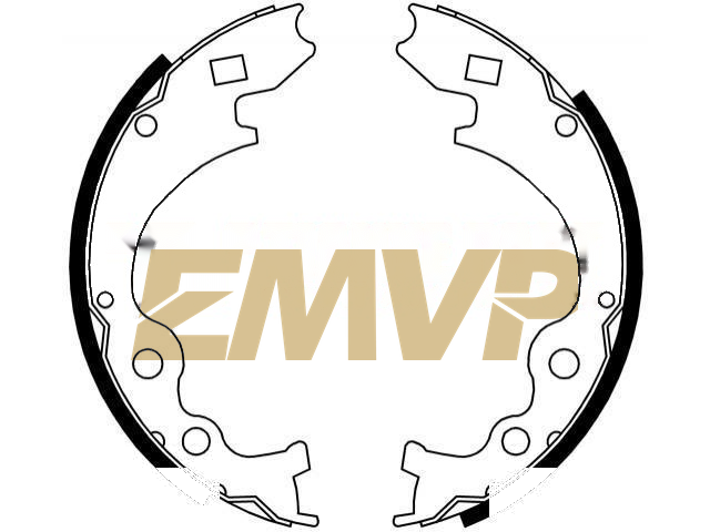 TY9375 Brake Shoe Set