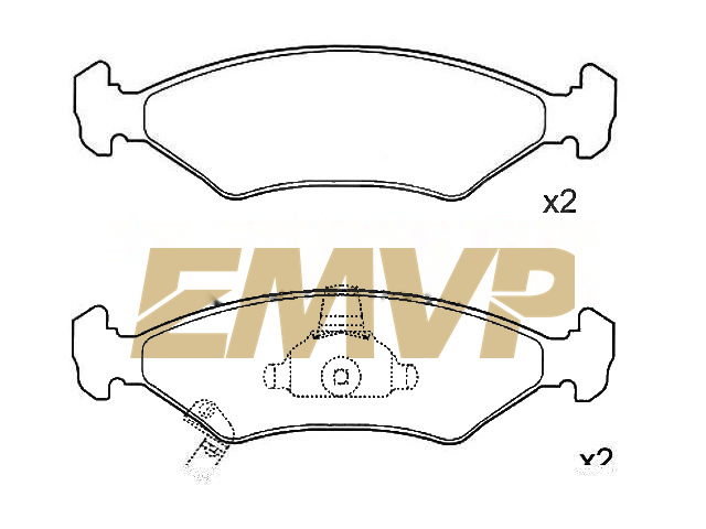 TY0998 Brake Pad Set