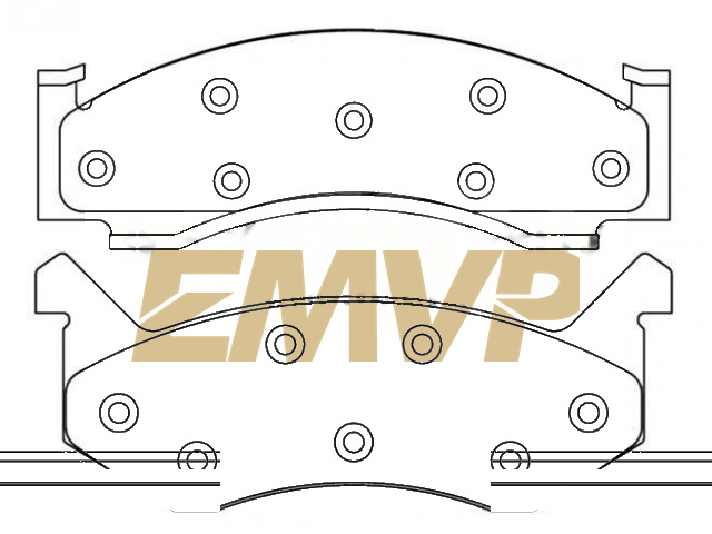 TY0058 Brake Pad Set