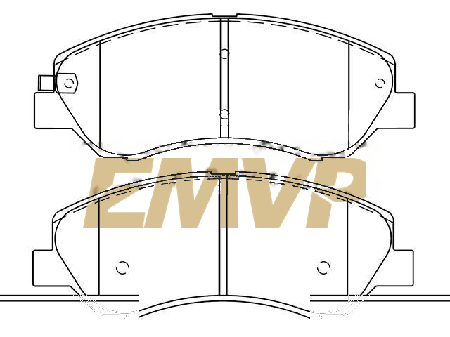 TY7156 Brake Pad Set