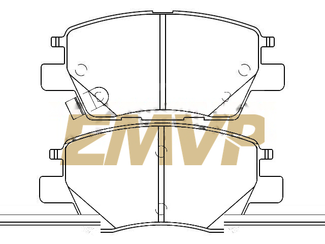TY7561 Brake Pad Set