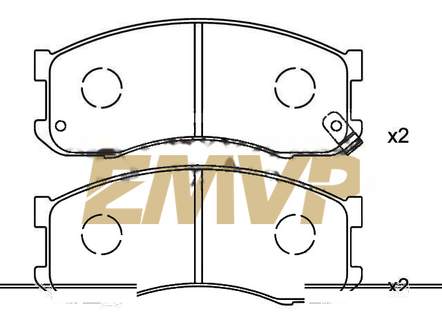 TY5196 Brake Pad Set