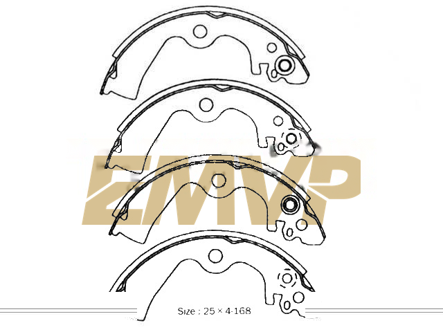 TY1349 Brake Shoe Set