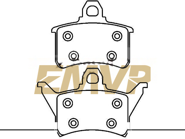 TY9376 Brake Pad Set